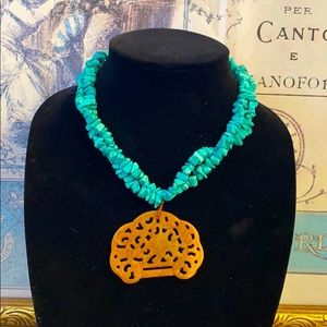 Boho Turquoise Necklace